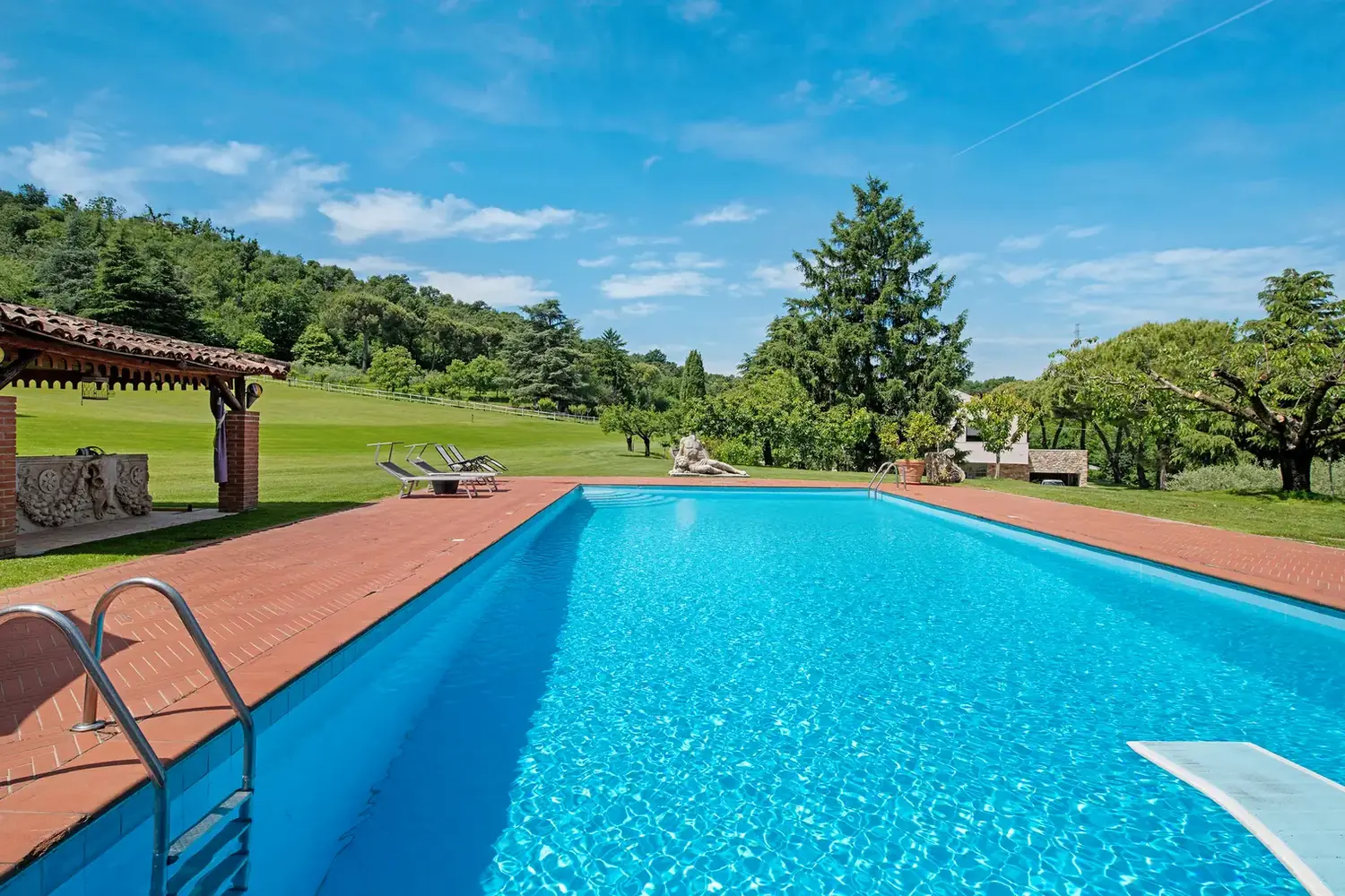 The 15-metre pool at Cavallina Retreat, Lake Garda